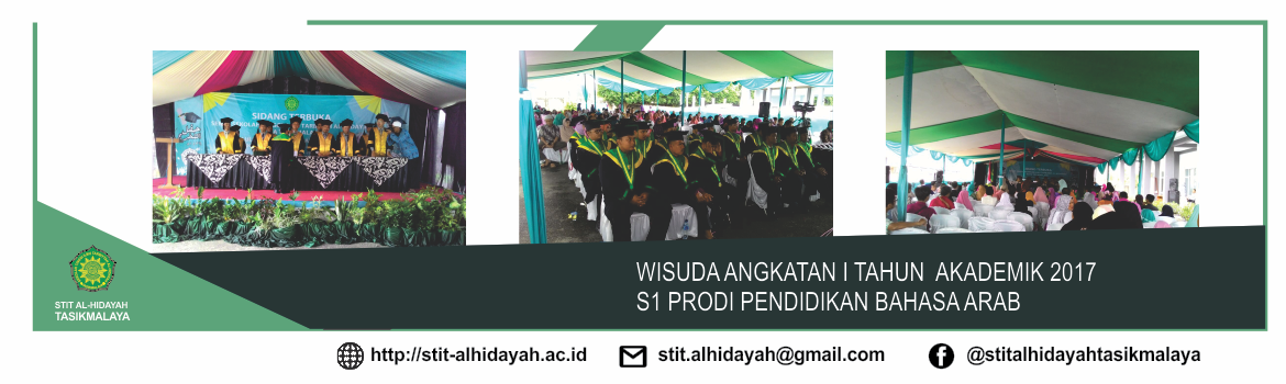 Wisuda Angkatan Pertama STIT Al-Hidayah Tasikmalaya Tahun Akademik 2017/2018
