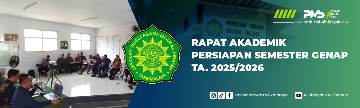 STAI Al Hidayah Tasikmalaya Gelar Rapat Akademik Persiapan Semester Genap 2025/2026