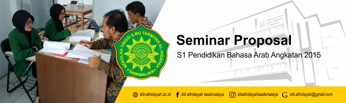 Seminar Proposal S1 Pendidikan Bahasa Arab Angkatan 2015